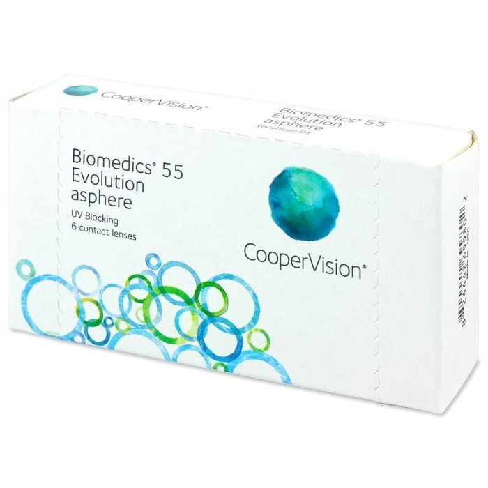 Biomedics 55 Evolution (6 contact lenses)